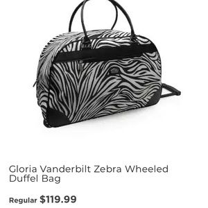 Gloria Vanderbilt Wheeled Duffel Bag